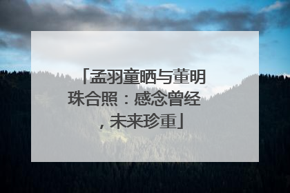 孟羽童晒与董明珠合照：感念曾经，未来珍重